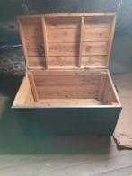 houten antieken kist, 50 à 100 cm, Enlèvement, Utilisé, 50 à 75 cm