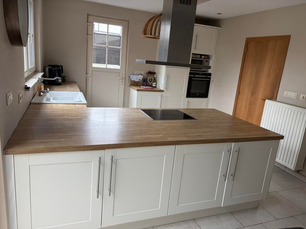 Complete keuken incl toestellen, Huis en Inrichting, Keuken | Complete keukens, Ophalen, Gebruikt, U-keuken, Overige materialen