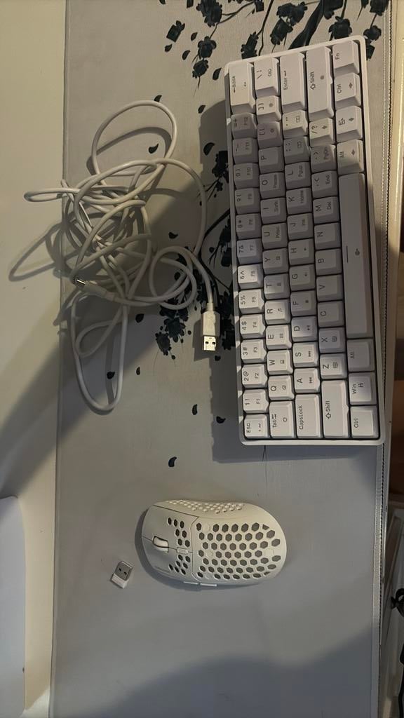 draadloos muis en rgb en gaming toesenbord niet draadloos, Computers en Software, Ophalen, Zo goed als nieuw, Draadloos, Muis