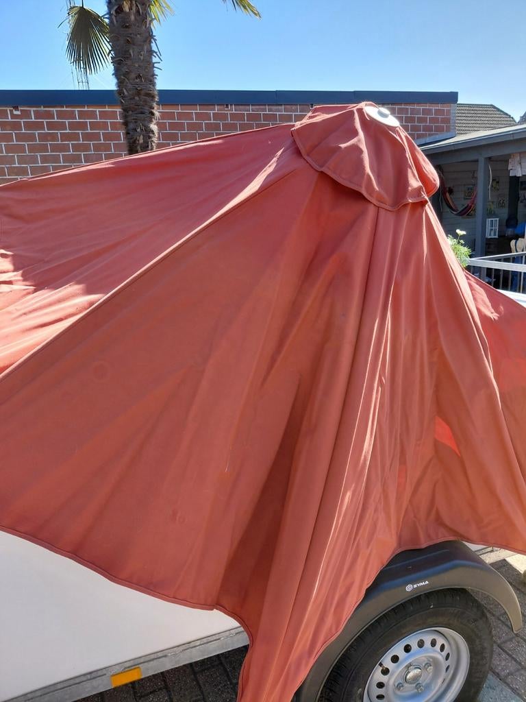 Parasol voor beugel., Tuin en Terras, Ophalen