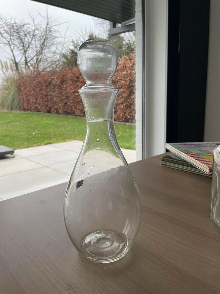Vintage teardrop karaf Luminarc jaren ‘70, Antiek en Kunst, Antiek | Glaswerk en Kristal, Ophalen of Verzenden