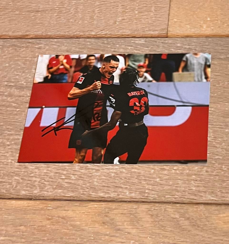 Gesigneerde foto Wirtz, Verzenden, Zo goed als nieuw, Spelerskaart