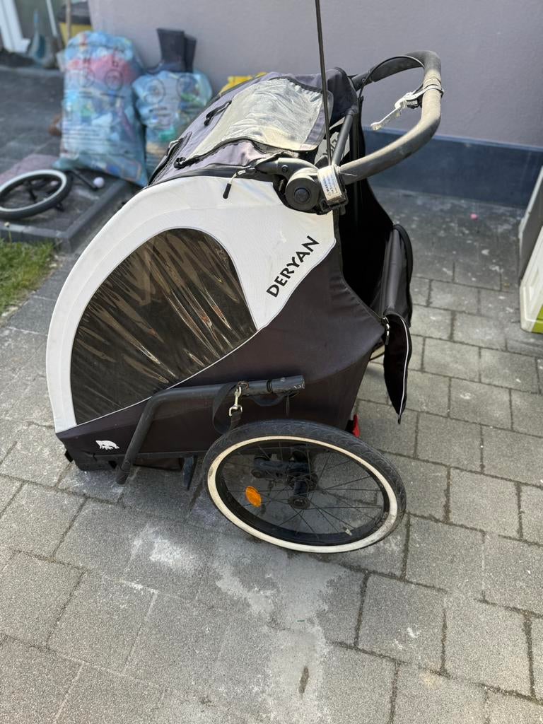 Deryan Fietskar mer extra wiel, Ophalen, Zo goed als nieuw