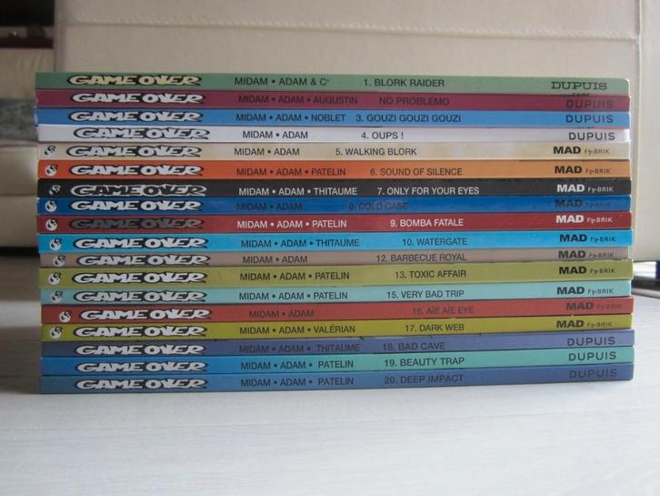 Game Over - 4,50Eur / pièce., Livres, BD, Comme neuf, Plusieurs BD, Enlèvement ou Envoi