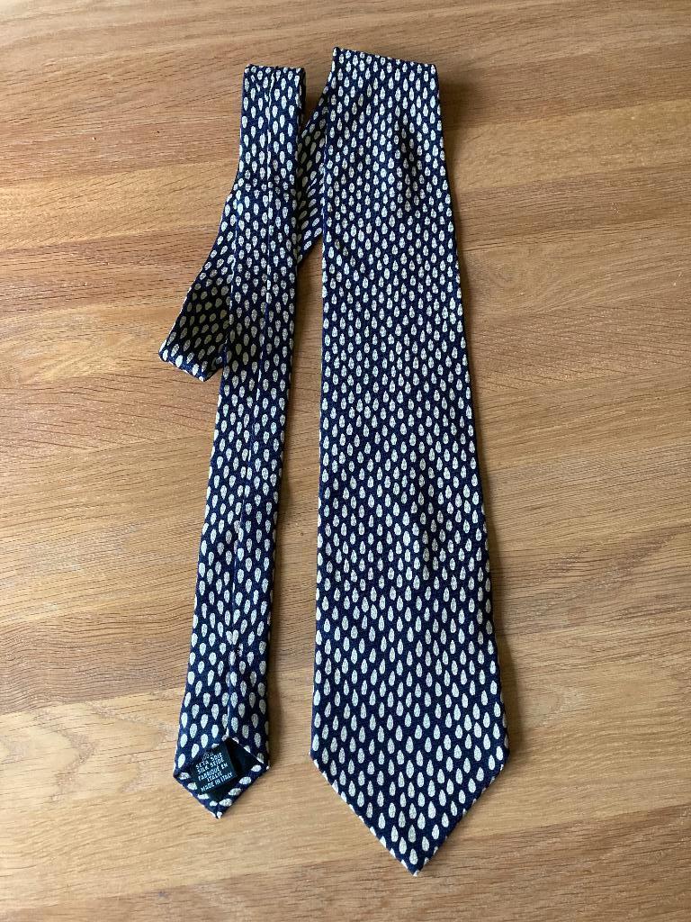 das stropdas Boss 100% zijde nieuw, Kleding | Heren, Ophalen of Verzenden, Nieuw, Wit