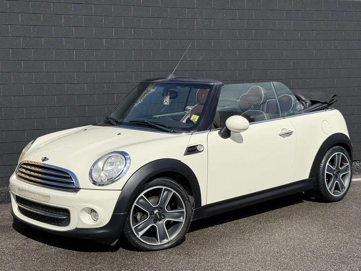MINI Cabrio Cooper D Cabriolet 1.6 D+AIRCO+CUIR+SIEGES CHAUF, Auto's, Mini, Bedrijf, Te koop, Cabrio, ABS, Airbags, Airconditioning