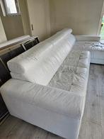 Witte zetel gratis, Huis en Inrichting, Ophalen, Gebruikt, Leer