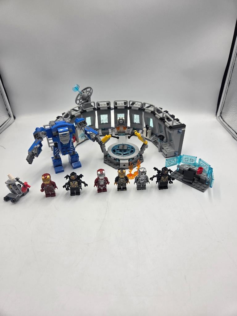 Lego Super Heroes 76125 Iron Man Hall of Armor, Kinderen en Baby's, Ophalen, Marvel, Lego, Zo goed als nieuw