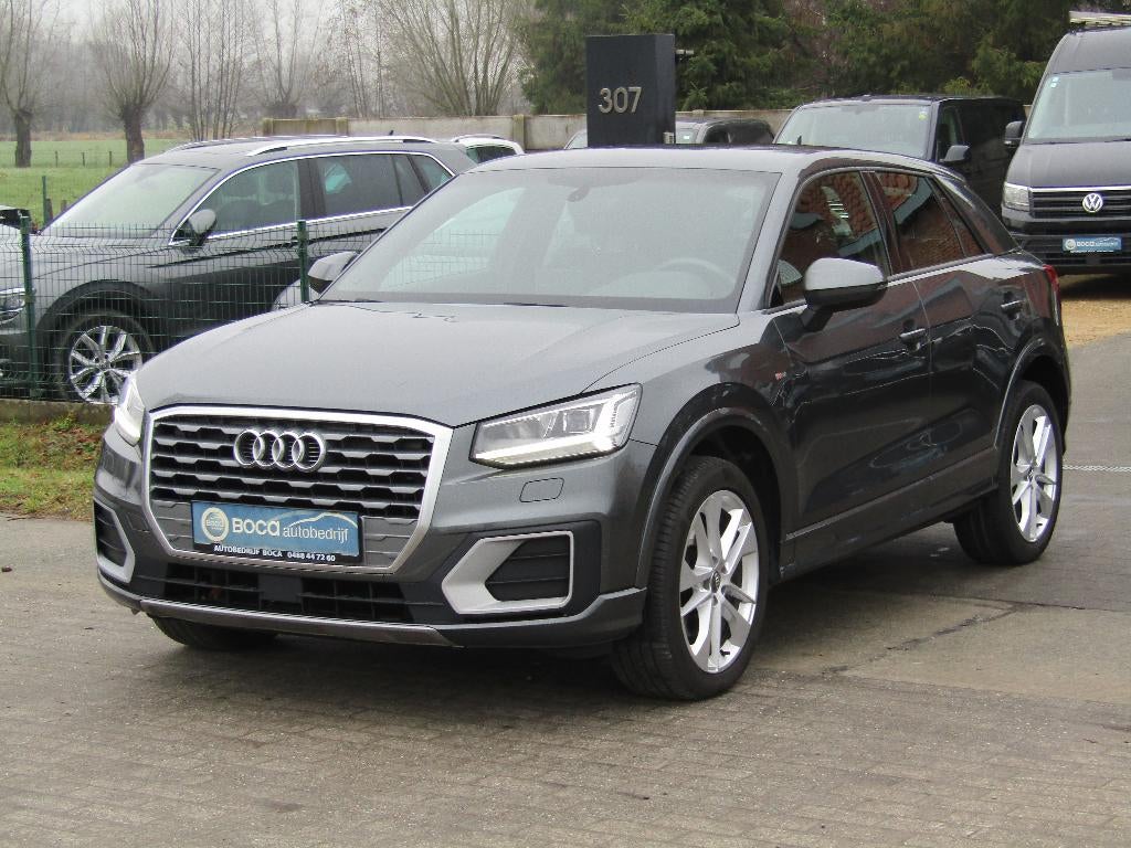 Audi Q2 1.4 TFSI S-Line, Auto's, Audi, Voorwielaandrijving, 4 cilinders, Leder en Stof, Parkeersensor