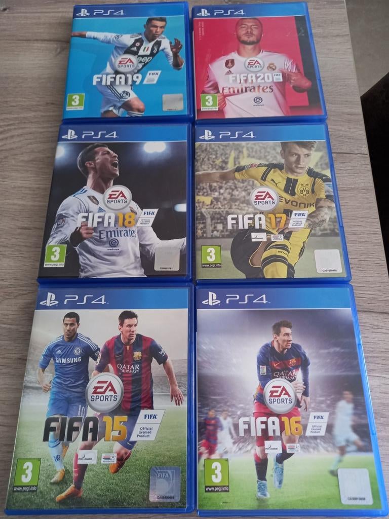 Playstation 4 fifa spelletjes 7euro stuk of alles voor 40eur, Games en Spelcomputers, Games | Sony PlayStation 4, Ophalen