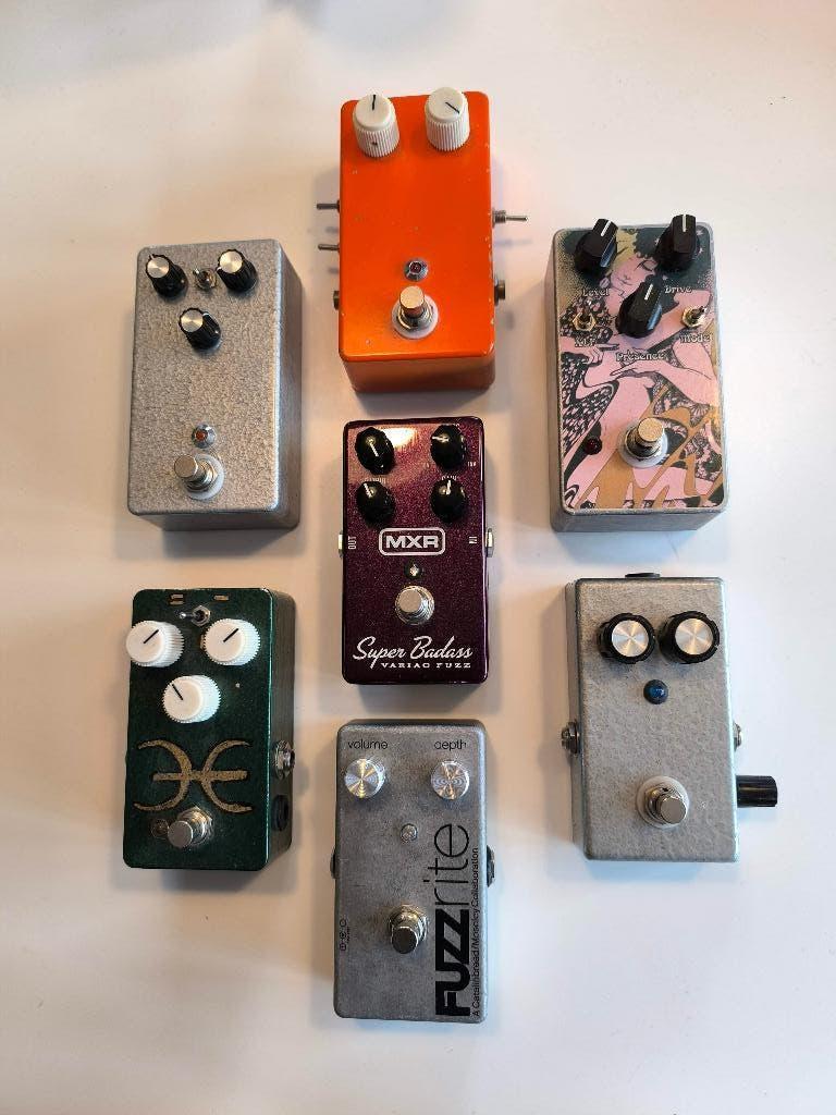 verschillende effectpedalen, Musique & Instruments, Effets, Utilisé, Enlèvement ou Envoi