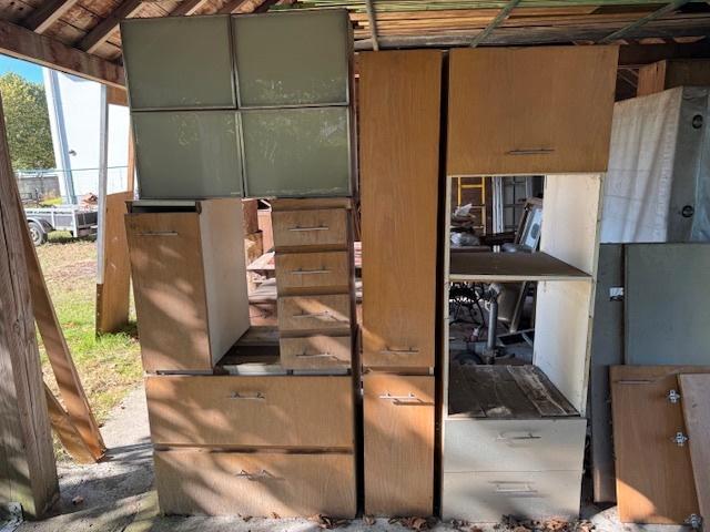 keukenkasten, Huis en Inrichting, Keuken | Keukenelementen, Gebruikt, 150 tot 200 cm, 150 tot 200 cm, 50 tot 75 cm, Crème, Ophalen