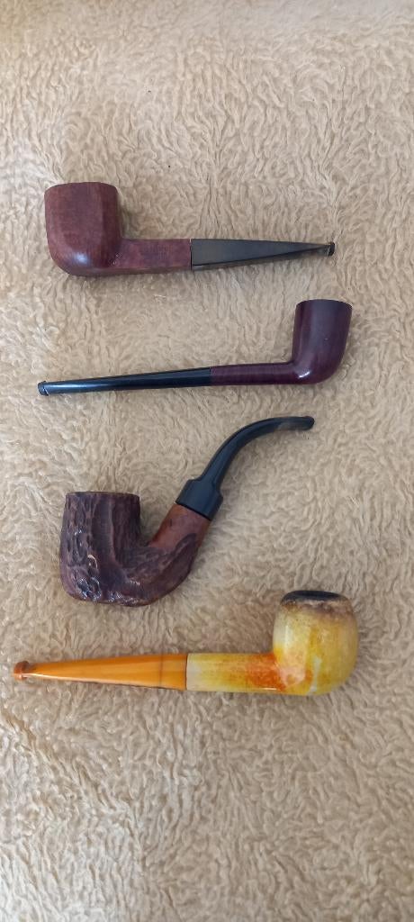 Set van 4 pijpen, Verzamelen, Ophalen of Verzenden, Gebruikt, Overige typen