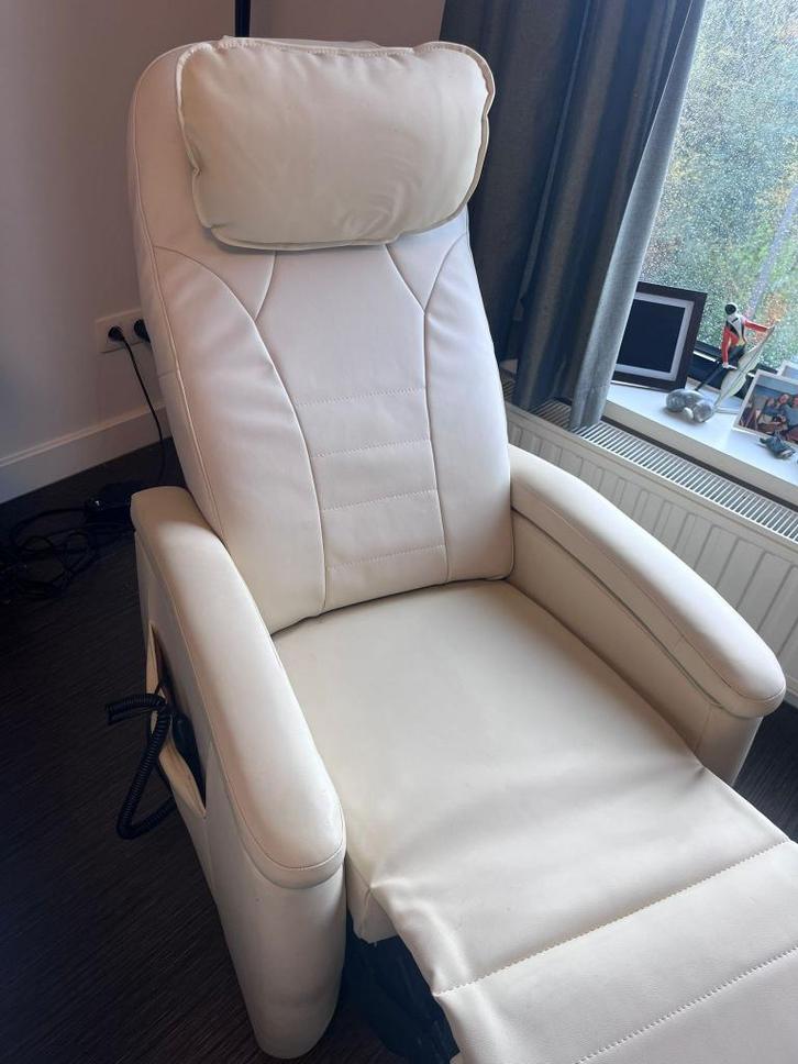 Fitform Ergostoel Licht Gebruikt, kwaliteit! DEZE WEEK WEG, Huis en Inrichting, Stoelen, Zo goed als nieuw, Eén, Leer, Ophalen