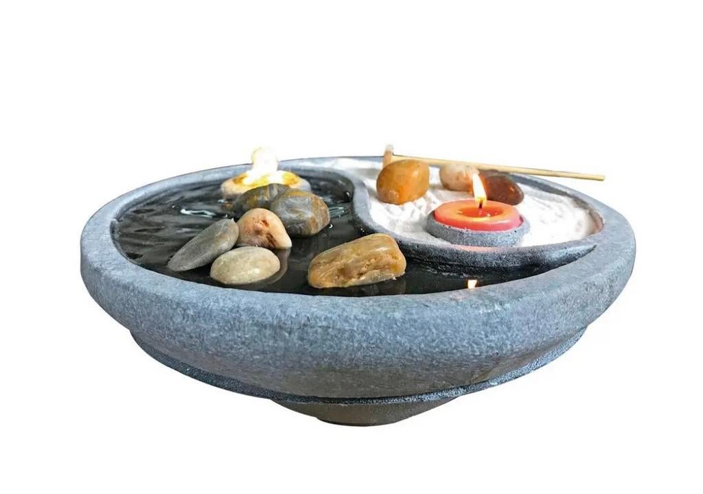 Jardin zen fontaine moorea jamais servi, Enlèvement, Fontaine