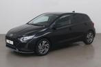 Hyundai i20 1.0 t-gdi techno 90 AT, Auto's, Hyundai, Automaat, Overige bekleding, Zwart, Bedrijf