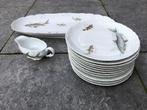 Vaisselle à poissons, Service complet, Poterie, Comme neuf, Enlèvement