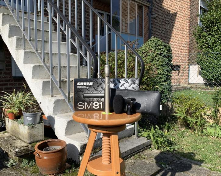 Shure SM81, Musique & Instruments, Microphones, Comme neuf, Micro pour instrument, Enlèvement ou Envoi