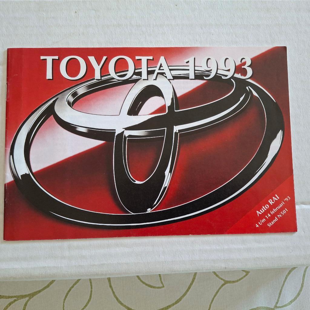 TOYOTA  1993, Boeken, Auto's | Folders en Tijdschriften, Ophalen of Verzenden, Nieuw, Toyota