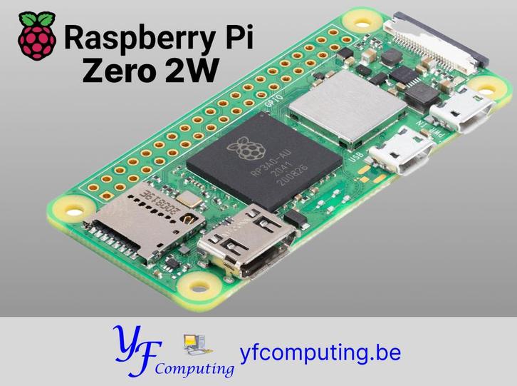 Raspberry Pi Zero 2 W – Quad-Core 1GHz – WiFi – Neuf, Hobby & Loisirs créatifs, Composants électroniques, Neuf, Enlèvement ou Envoi