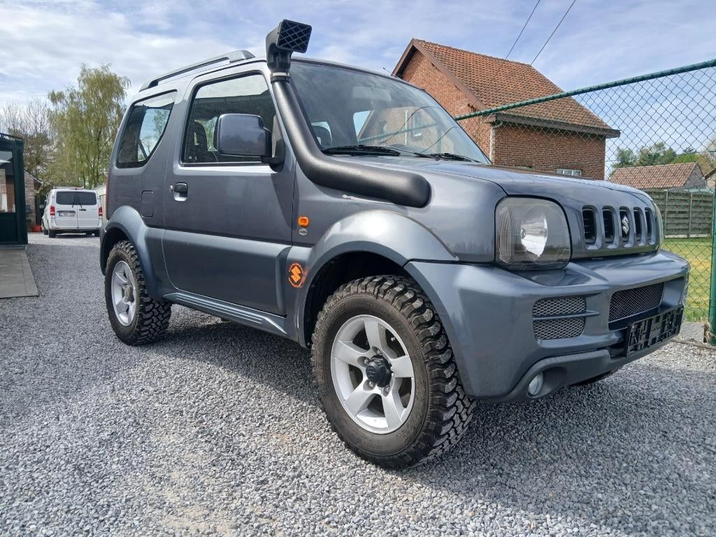 suzuki jimny #4x4# snorkel all terrain banden !gekeurd!, Auto's, Suzuki, 4 zetels, Stof, Zwart, Bedrijf