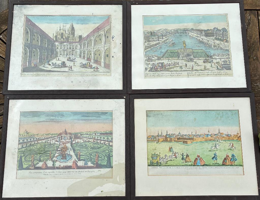 Ensemble de gravures anciennes, Antiquités & Art, Envoi