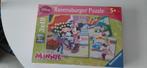 Puzzel Minnie Mouse 3 x 49 stuks Nieuw !, Enlèvement, 10 à 50 pièces, Neuf, 4 à 6 ans