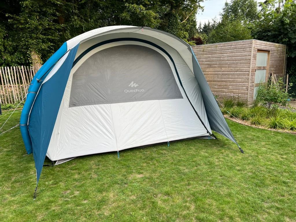 Tente gonflable Queshua Air Seconds 5.2, Caravanes & Camping, Tentes, Enlèvement, Utilisé, Jusqu'à 5