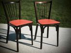 2 Chaises baumann bistrot troquet parisien, Maison & Meubles, Rouge, Deux, Enlèvement, Utilisé