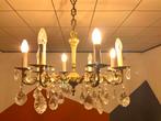 Kristallen luster, Huis en Inrichting, Lampen | Kroonluchters, Ophalen, Gebruikt