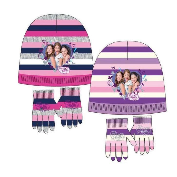 Violetta Disney set met wintermuts en -handschoenen, Kinderen en Baby's, Kinderkleding | Mutsen, Sjaals en Handschoenen, Nieuw