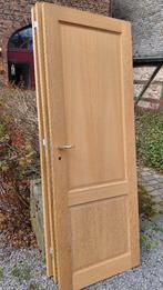 Portes en chêne, Doe-het-zelf en Bouw, Raamkozijnen en Schuifdeuren, Gebruikt, Overige typen, 150 tot 225 cm, Hout