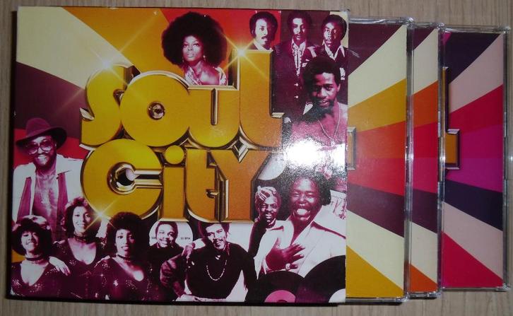 Box 3 CD Soul City, Cd's en Dvd's, Cd's | R&B en Soul, Zo goed als nieuw, Soul of Nu Soul, 1960 tot 1980, Boxset, Ophalen of Verzenden