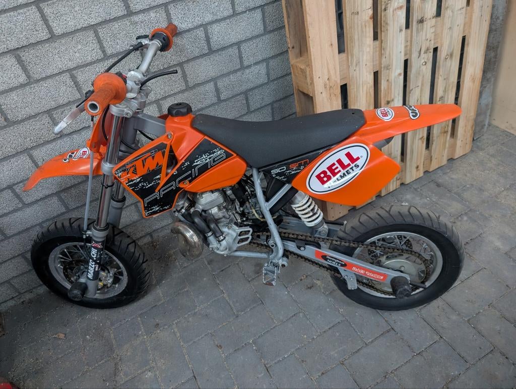 Husqvarna 50 cc kindermotor, Ophalen