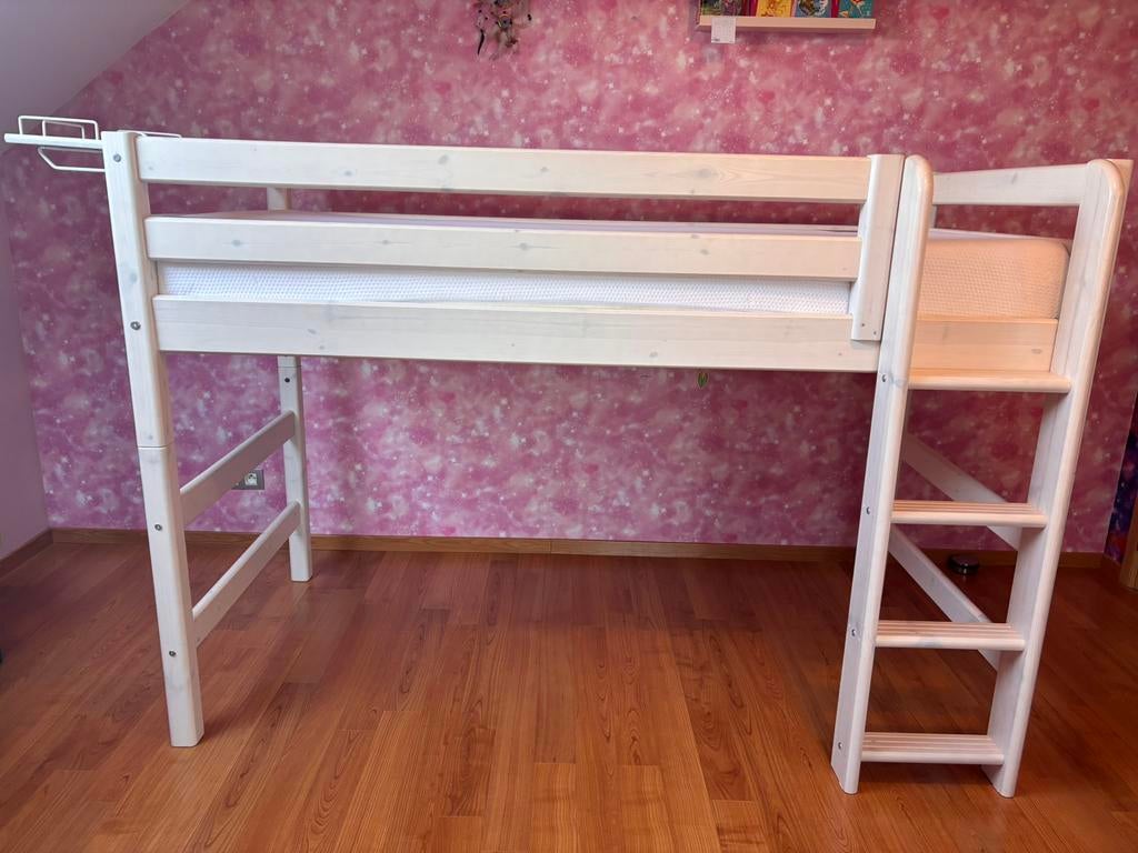 Lit mezzanine Flexa, Enfants & Bébés, Chambre d'enfant | Lits superposés & Lits mezzanines, Enlèvement, Utilisé, Lit mi-hauteur mezzanine