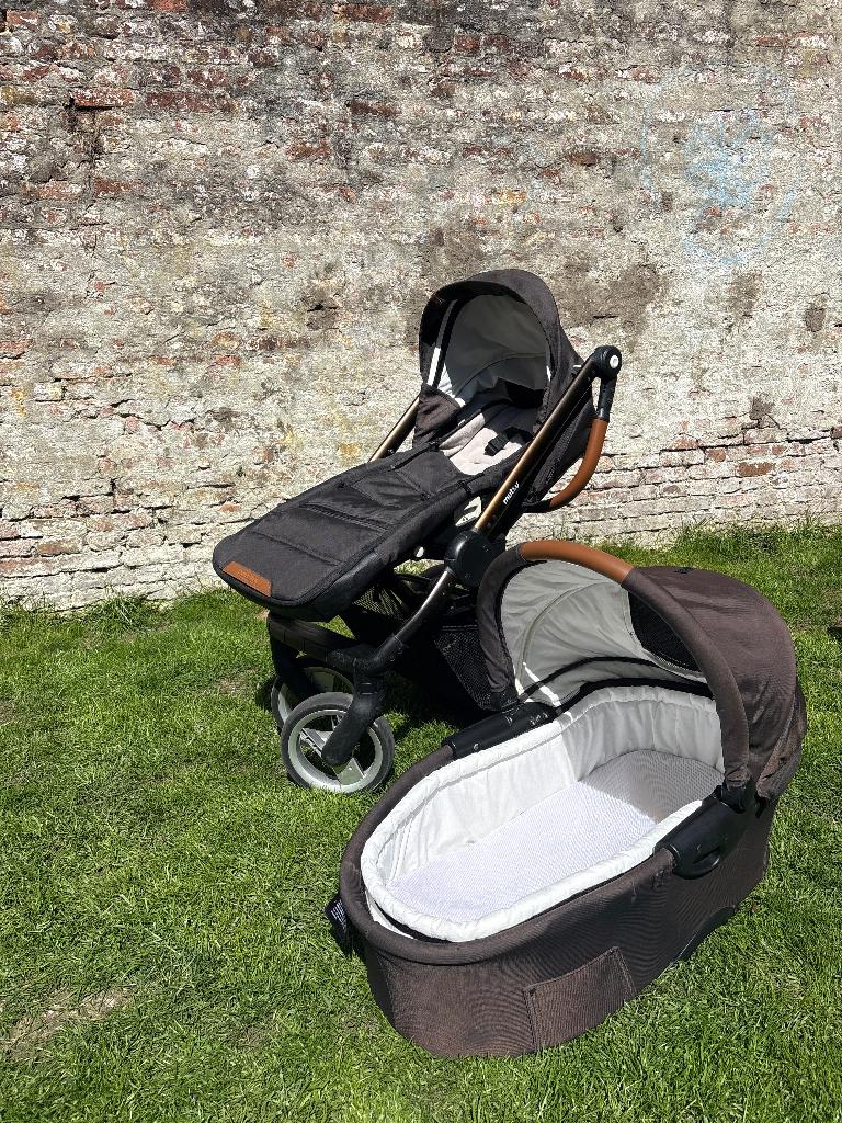 Mutsy Explorer compleet + regenhoes, Gebruikt, Mutsy, Verstelbare duwstang, Ophalen