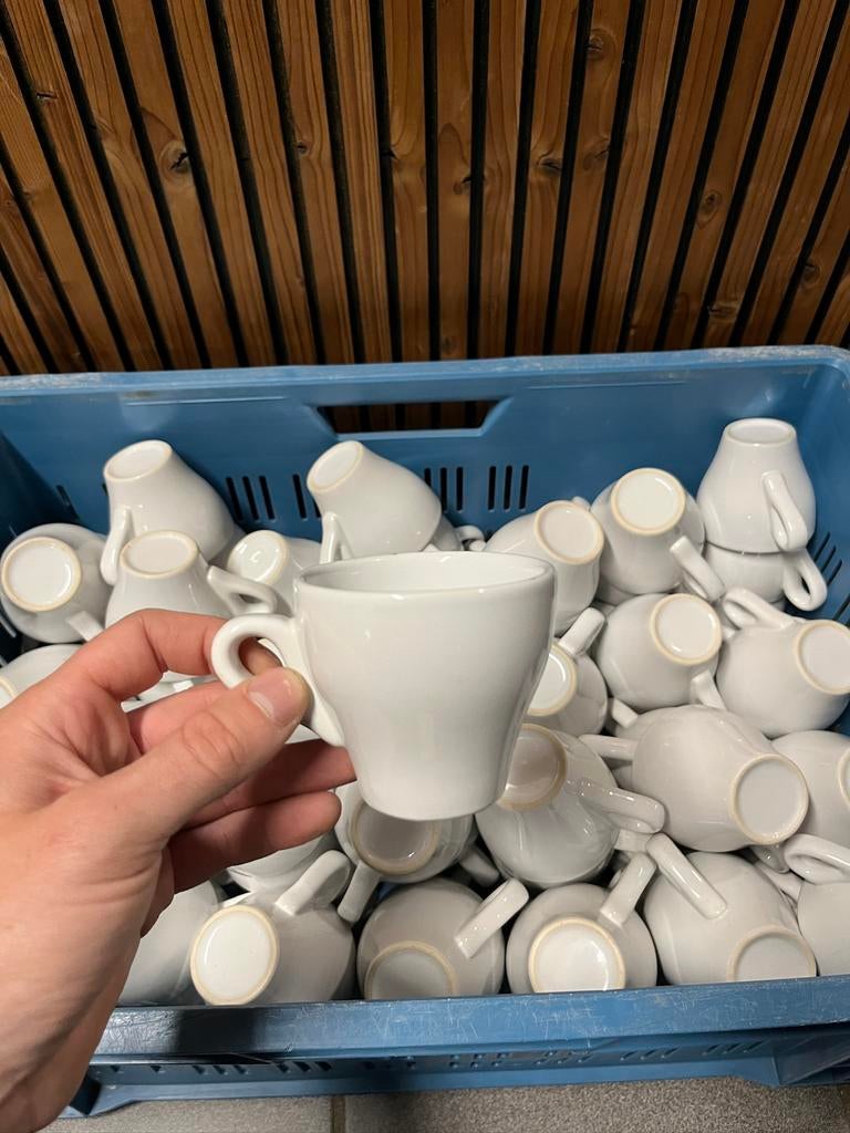 Koffietassen 98 stuks, Ophalen, Zo goed als nieuw