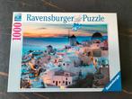 Santorini - Ravensburger 1000st, Ophalen of Verzenden, 500 t/m 1500 stukjes, Zo goed als nieuw, Legpuzzel