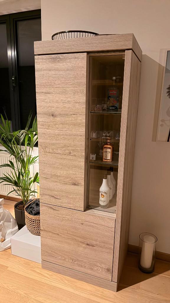 Massief eiken kast, Huis en Inrichting, Kasten | Dressoirs, Zo goed als nieuw, 100 tot 150 cm, 50 tot 75 cm, Met lade(s), Met deur(en)