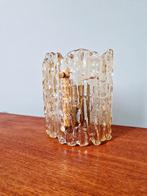 Applique murale en verre ambré, Carl Fagerund, Orrefors,1960, Antiquités & Art, Enlèvement ou Envoi