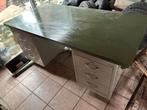 Vintage metalen bureau jaren 50/60, Maison & Meubles, Armoires | Meubles ordinateur, Enlèvement, Métal