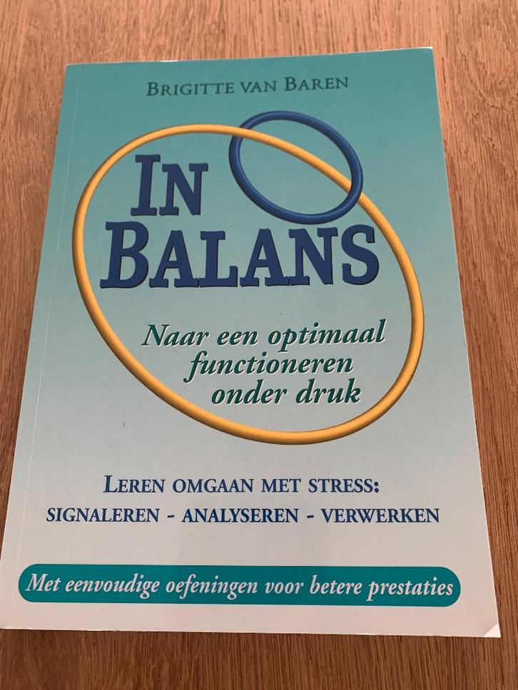 In balans  - Brigitte Van Baren I, Livres, Psychologie, Comme neuf, Enlèvement ou Envoi