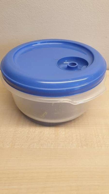 Potje voor microgolfoven, voorraadpotje, met luchtventiel, Huis en Inrichting, Ophalen, Blauw