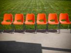 6 chaises retro orange SW ENGLAND année 1976s, Autres couleurs, Enlèvement, Autres matériaux, Cinq, Six Chaises ou plus