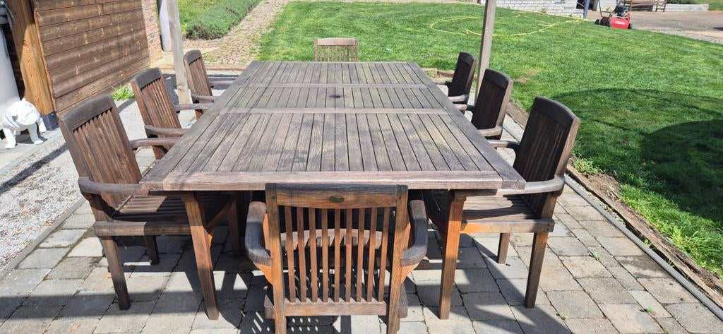 Tuinset teak, Tuin en Terras, Ophalen, Tuinset