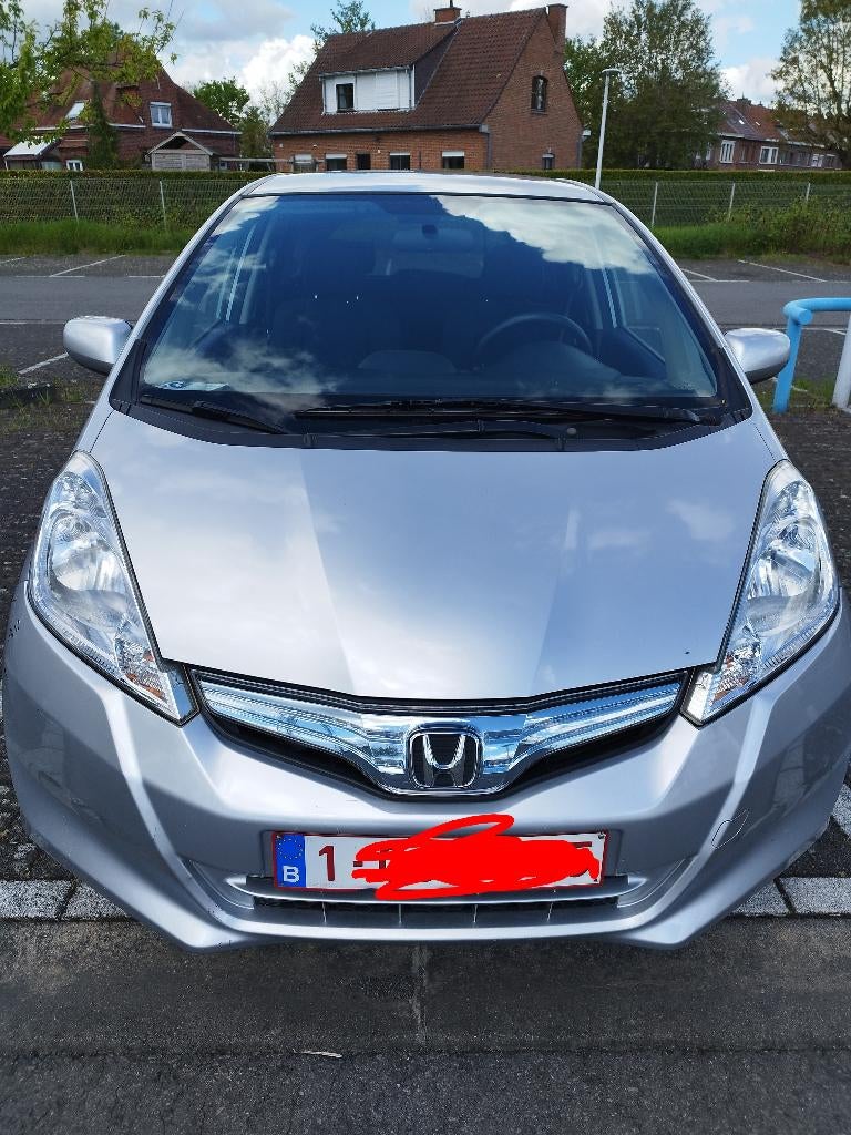 Honda Jazz Hybride 2011 – 59 000 km – Carnet d’entretien, Auto's, Euro 5, Monovolume, Zwart, 4 cilinders