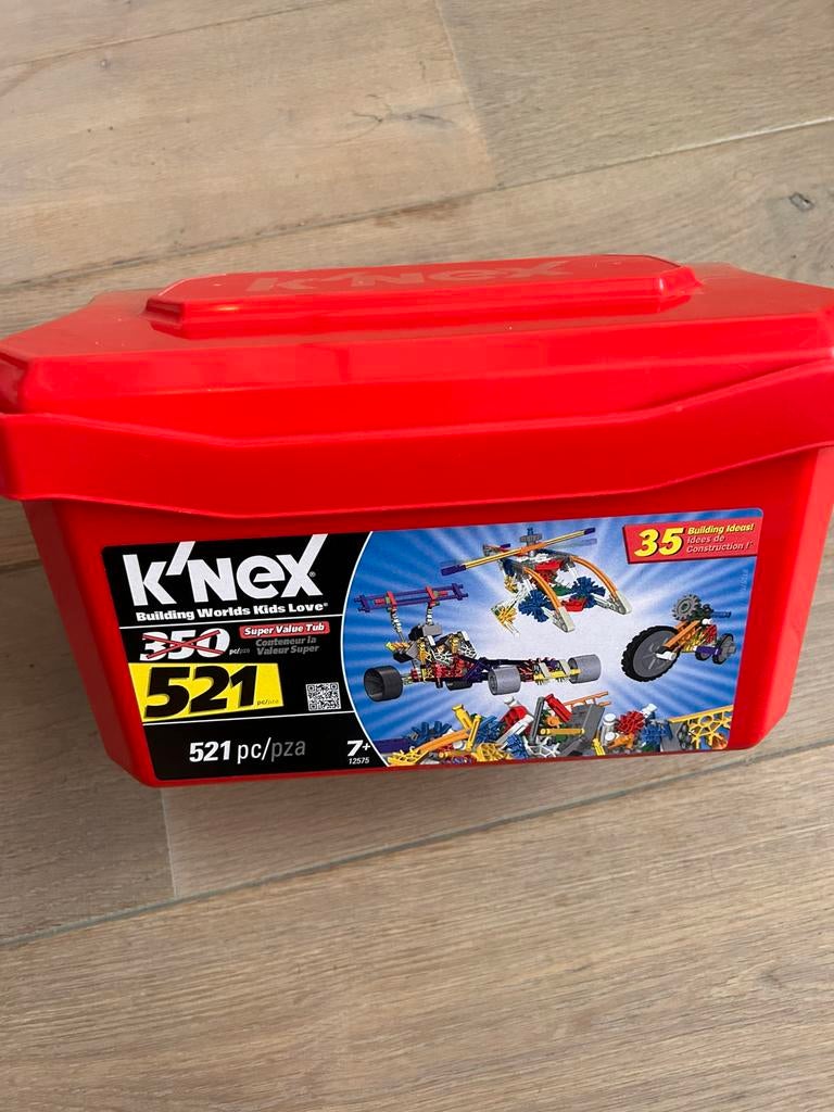 Knex bouwdoos 521 stuks en boekje met 35 ideeën, Enfants & Bébés, Jouets | Blocs de construction, Enlèvement, Comme neuf, K'nex