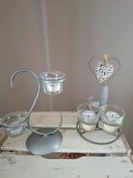 Theelichthouder in metaal, Huis en Inrichting, Ophalen of Verzenden, Metaal