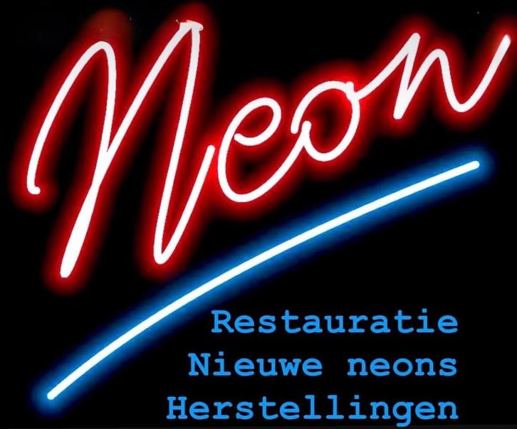 Neon, reclame, lichtreclame, herstellingen van neon, Verzamelen, Merken en Reclamevoorwerpen, Zo goed als nieuw, Lichtbak of (neon) lamp