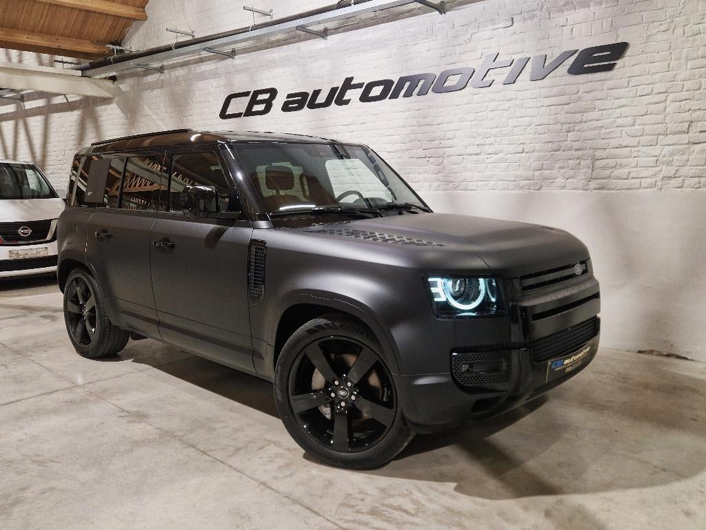 Land Rover Defender P300  X Dynamic, Auto's, Automaat, Zwart, Leder, SUV of Terreinwagen